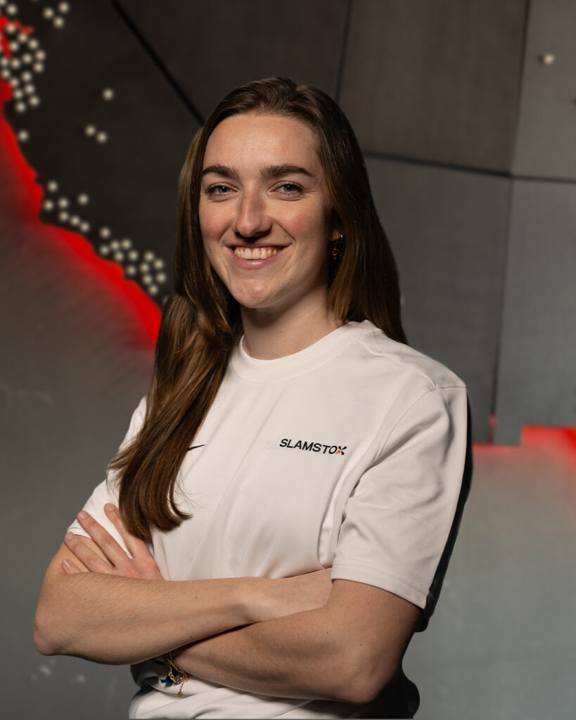 Maud van der Velden , sport consultant bij Slamstox