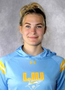 Jeanine Brandsma, Basketball star for Long Island University. Coached by Slamstox 