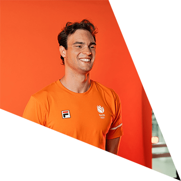Nyls Korstanje, zwom bij NC State, begeleid door Slamstox.