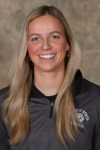 Sophie Groen, tennis player for Bemidji State University, coached by Slamstox