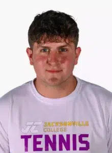 Yens Leenstra, tennis player for Jacksonville College. Coached by Slamstox