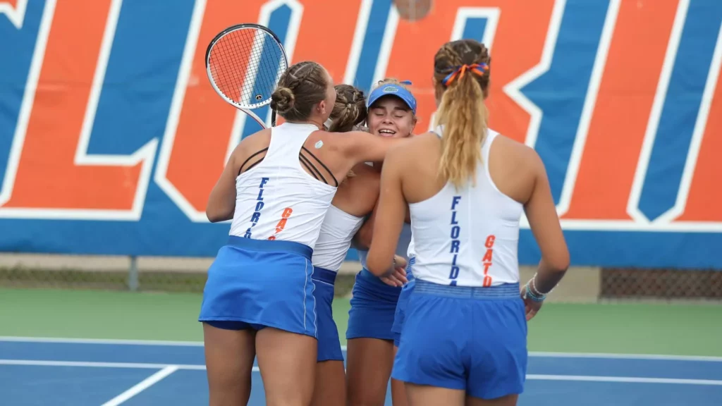 Bente Spee, tennis star for University of Florida. Coached by Slamstox 