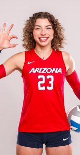An den Hamer, student-athlete aan de University of Arizona, vertegenwoordigd door Slamstox.