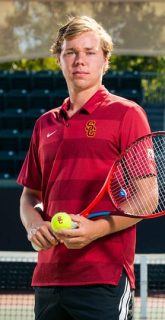 Lodewijk Weststrate, student-athlete aan de University of Southern California, vertegenwoordigd door Slamstox.