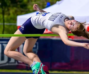 Renske Drenten, atleet voor University of North Florida, begeleid door Slamstox
