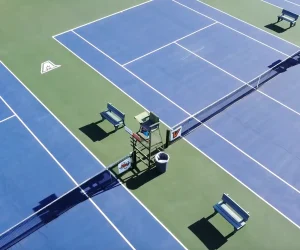 College tennis facilities - Slamstox